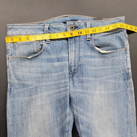 G-STAR RAW 3301 DECONSTRUCTED SLIM STRAIGHT JEANS Men's 32 x 32 Medium Wash - Picture 7 of 9